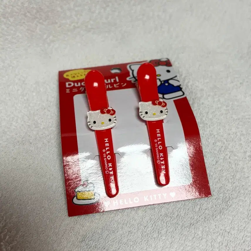 [BUNJANG] Sanrio Hello Kitty Hairpin Set (2 Pieces) / 일본정품 헬로키티 헤어핀2P 무료배송