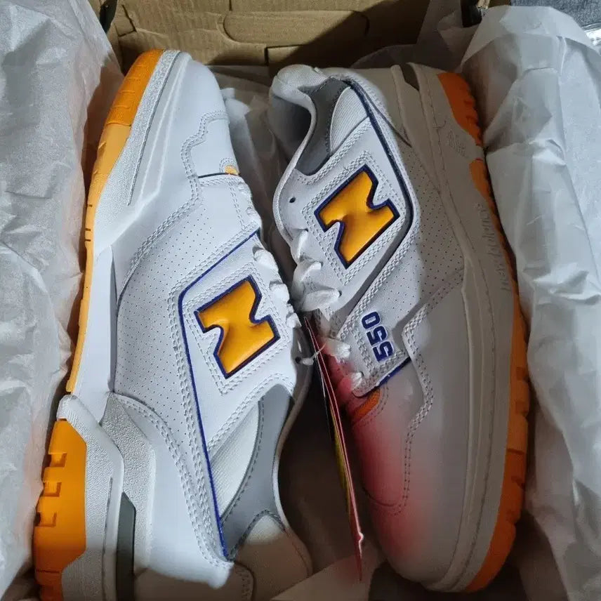 [BUNJANG] New Balance 550 White Orange 2E (280mm) / 뉴발란스 550 화이트 오렌지 280 새상품