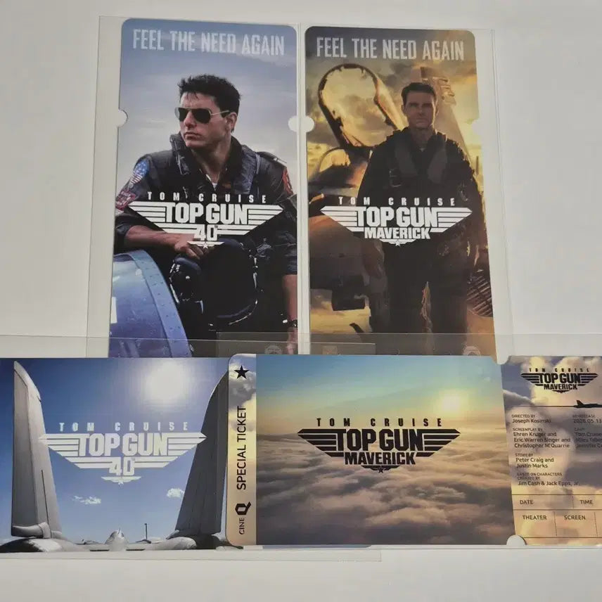 [BUNJANG] Top Gun & Top Gun: Maverick Special Ticket Set / 탑건 + 탑건 매버릭 스페셜티켓 판매