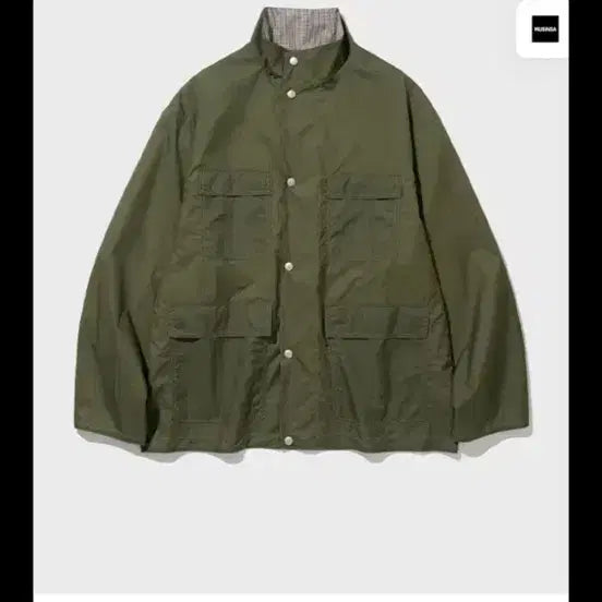 [BUNJANG] SHIRTER Reversible High-Neck Jacket Khaki / SHIRTER 셔터 카키 리버시블 자켓 xxl
