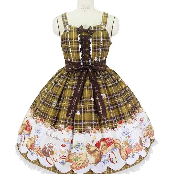 [BUNJANG] Metamorphose Patissier in the Forest Ribbon JSK Lolita Dress / 로리타양복 로리타 메타몰 파티시에 포레스트 리본 jsk