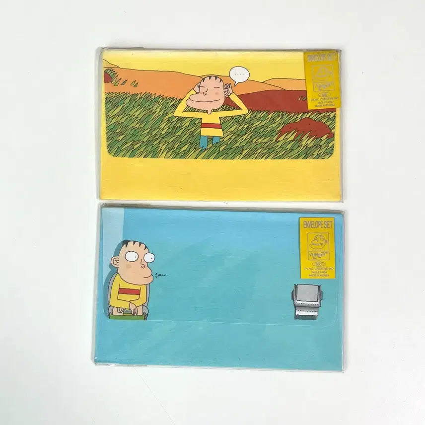 [BUNJANG] Gwangsu Saenggak Shinppori Envelope Set / 고전문구 광수생각 신뽀리 봉투세트
