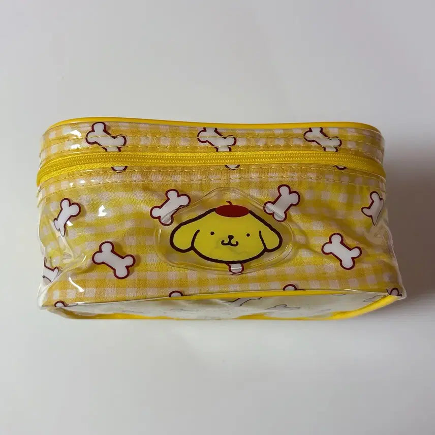 [BUNJANG] Rare Vintage Pom Pom Purin Pouch Storage Case / 레어 고전 폼폼푸린 파우치 보관함 폼푸