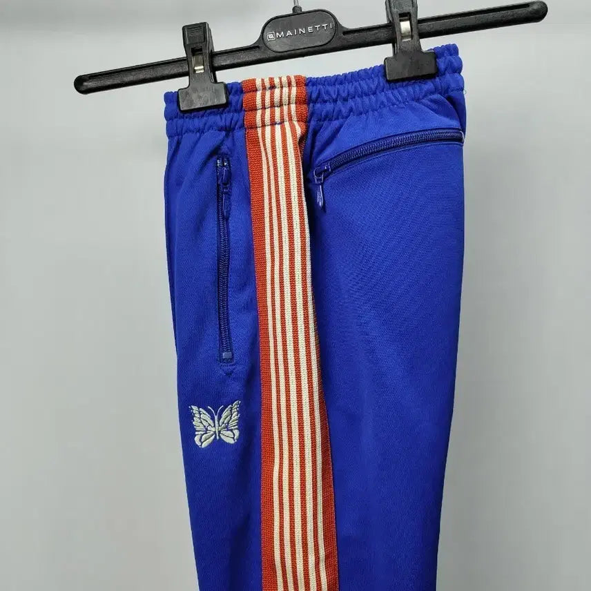 [BUNJANG] Needles Track Pants Narrow Fit Blue/Orange Size 1 / 새상품) 니들스 트랙팬츠 네로우핏 블루/오렌지 1사이즈