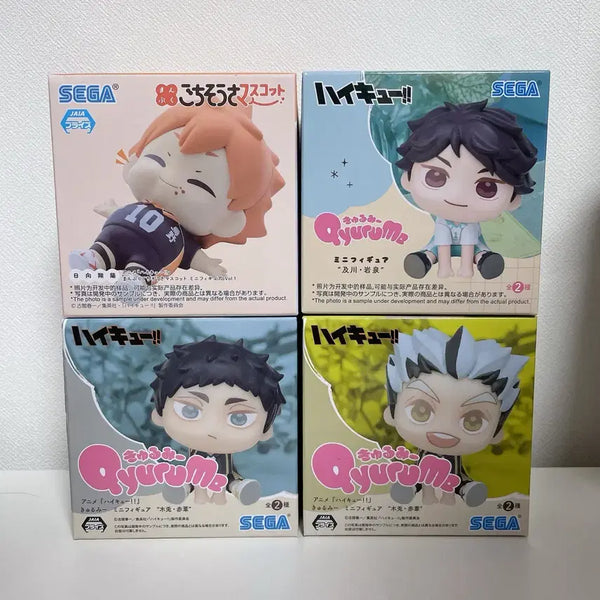 [BUNJANG] Haikyuu!! Karasuno Kageyama Hinata Miya Miyagi Aoba Johsai Oikawa Nekoma Bokuto Akaashi Manpuku Kurumi Bundle Set Figures / 일괄 하이큐 보쿠토 아카아시 오이카와 큐루미 히나타 만푸쿠 피규어