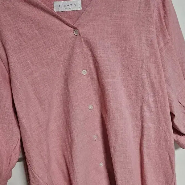 [BUNJANG] Pink White Blouse (Set of 2) / 핑크색 화이트 블라우스2개
