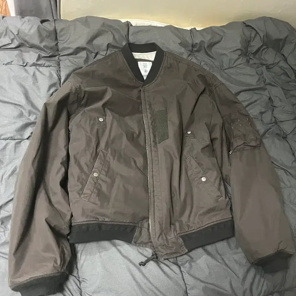 [BUNJANG] Envoy No Caster MA-1 Mud Olive Bomber Jacket (Size 2) / 엔벨로프 노캐스터 ma-1 머드올리브 (2 size)