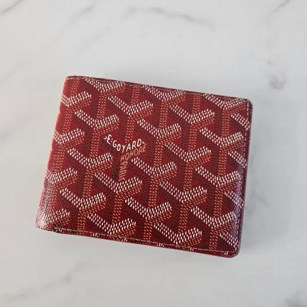 [BUNJANG] Goyard Victoire Bi-Fold Wallet Red / 고야드 빅투와르 반지갑 레드