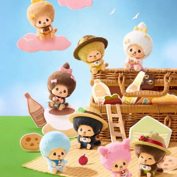 [BUNJANG] Miniso Monchhichi Original Random Keychain / 정품 미니소 몬치치 랜덤 키링