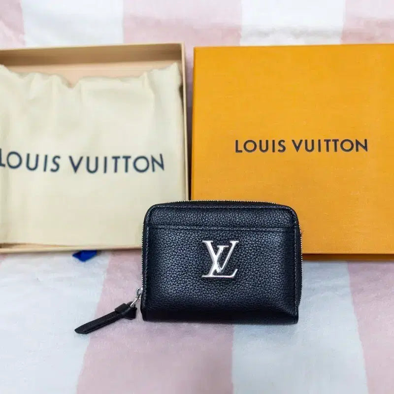 [BUNJANG] Louis Vuitton Lockme Zipped Pouch Black / 루이비통 지갑 락미 지퍼돌이