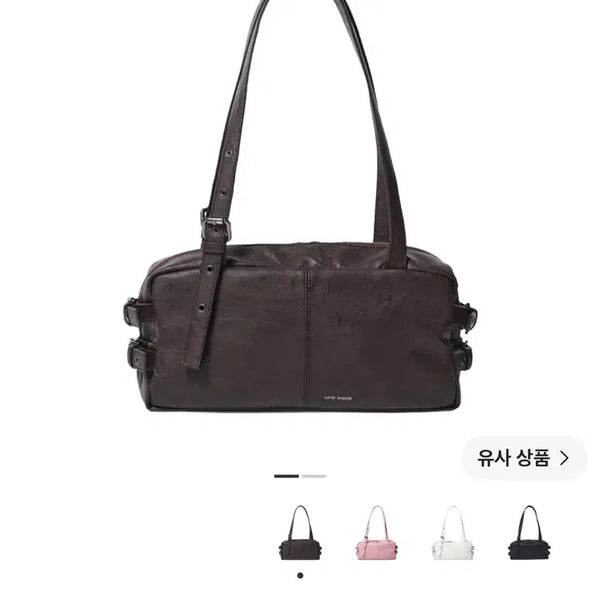 [BUNJANG] Seimoondo Brushed Chocolate Side Belt Bag / 세이모온도 사이드벨트백 브러쉬드 초콜렛