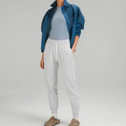[BUNJANG] Lululemon Asian Fit Scuba Jogger Pants - Melange Grey (S) / 룰루레몬 아시안핏 스쿠바 조거 팬츠 S