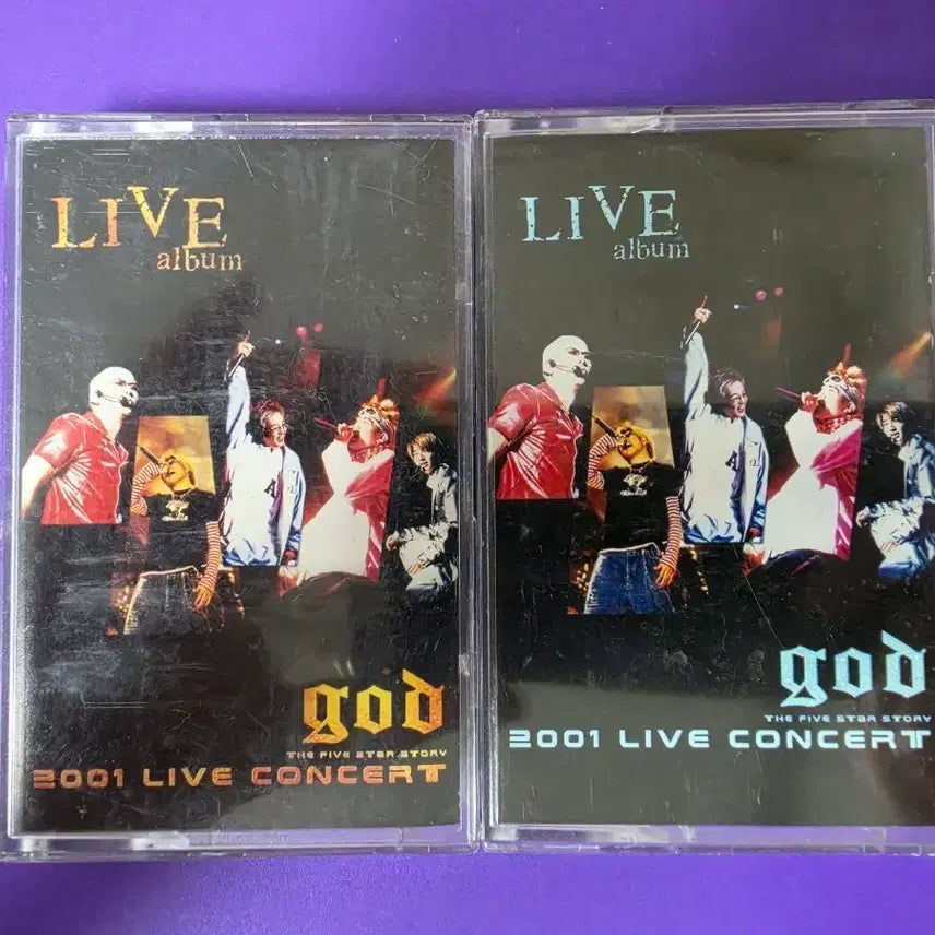 [BUNJANG] god 2001 Live 2nd Album Cassette Tape (Unsealed) / [개봉/카세트 테이프] 지오디 god 2001 라이브 2 tape
