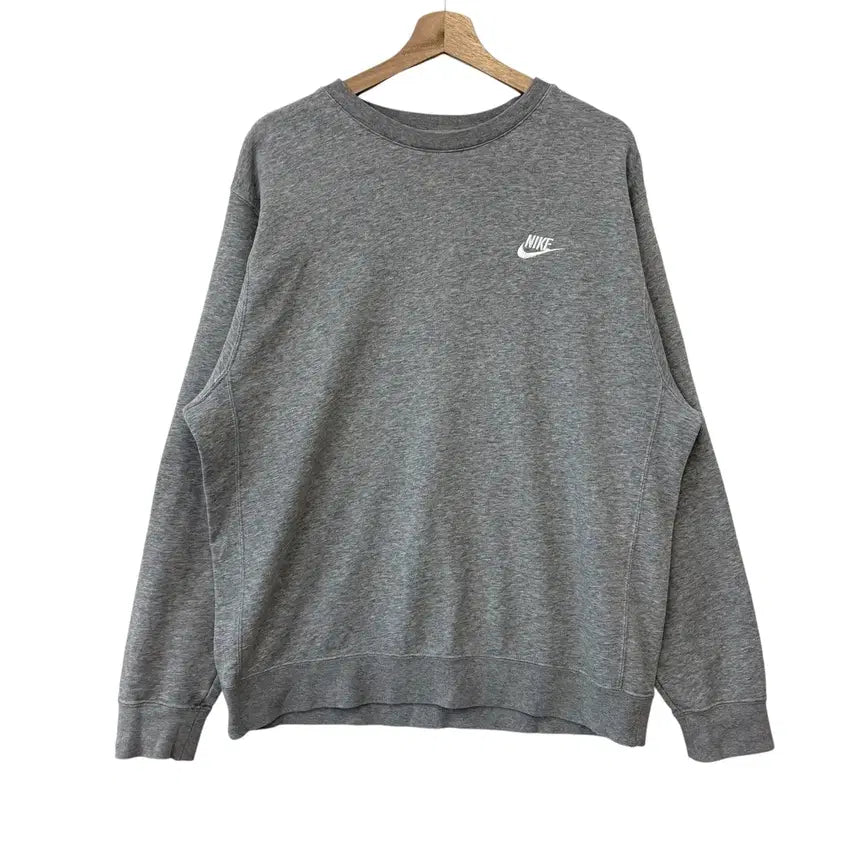 [BUNJANG] Nike Club Crewneck Sweatshirt Gray XL / 나이키 클럽 맨투맨 그레이 XL 정품