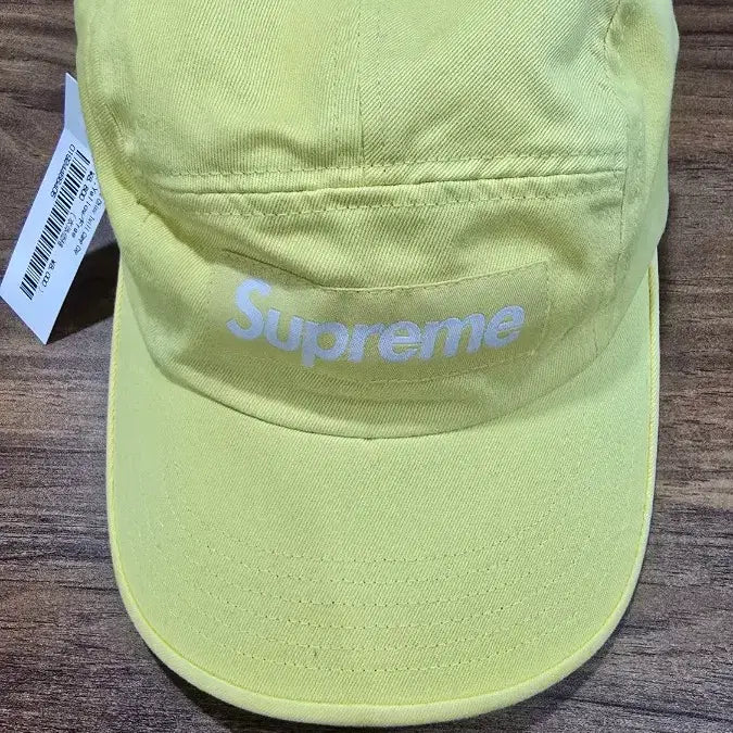 [BUNJANG] Supreme Washed Chino Twill Camp Cap Light Yellow 21SS / [새상품]슈프림 워시드 치노 트윌 캠프캡 라이트 옐로우 21SS