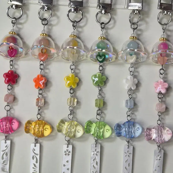 [BUNJANG] Long Goldfish Bead Keychain / 롱붕어키링 비즈키링