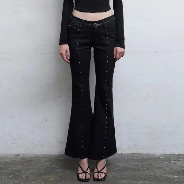 [BUNJANG] Hilda Jam Stone Bootcut Pants / 힐다 잼스톤 부츠컷 Jam Stone Bootcut Pants
