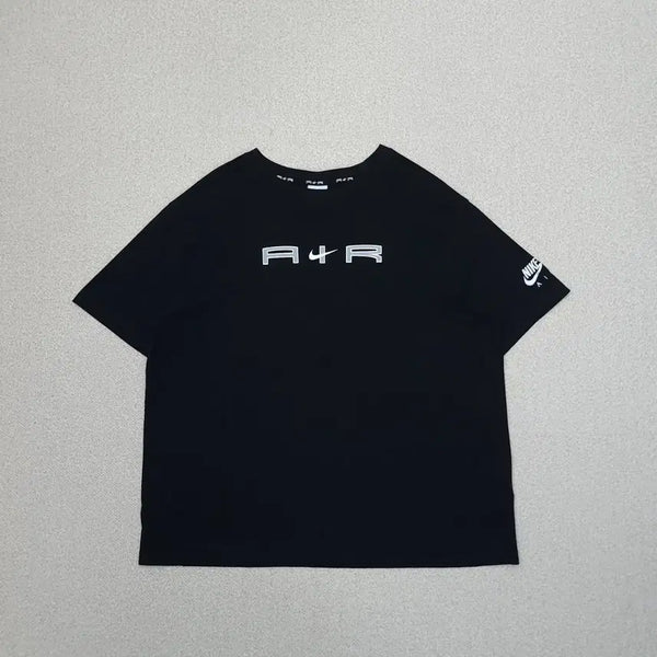 [BUNJANG] Nike Women's Oversized Short Sleeve T-Shirt Black XL / (XL)나이키 여성 반팔 티셔츠 블랙 여름 캐주얼 루즈핏