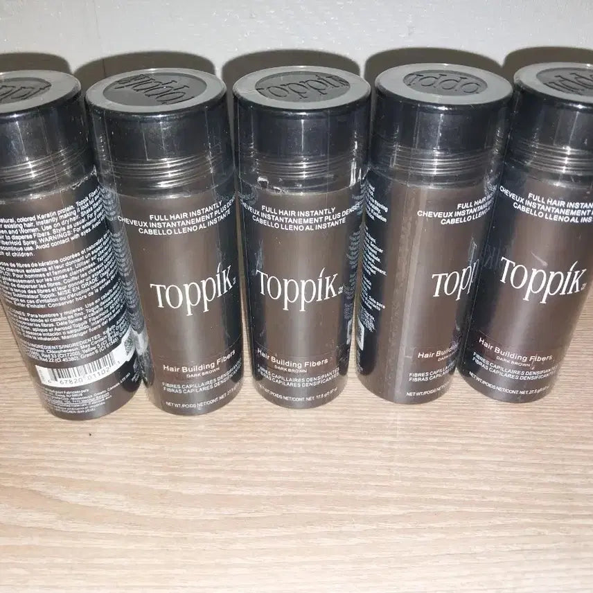 [BUNJANG] Topic Hair Building Fibers Dark Brown / 토픽 헤어빌딩 섬유 다크브라운