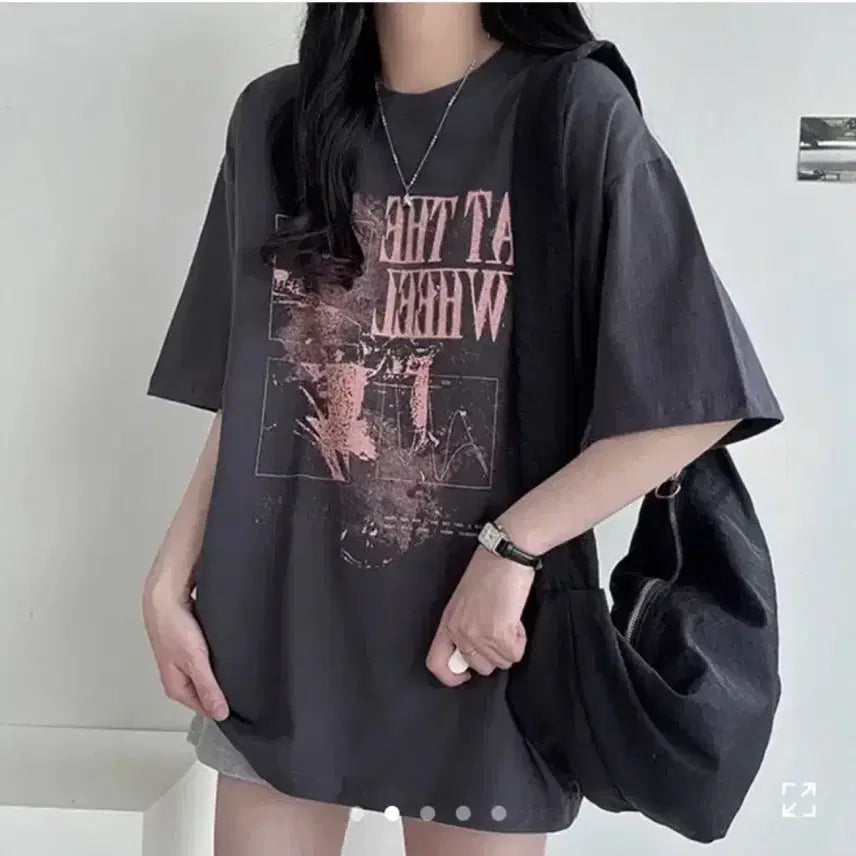 [BUNJANG] Vintage Ederwell Printing T-Shirt / 빈티지 엣더휠 프린팅 반팔 여름 티셔츠 에이블리