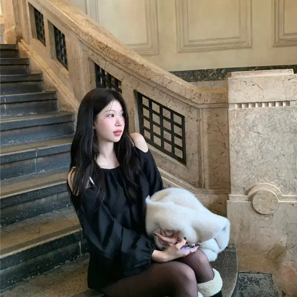 [BUNJANG] ONT BLAIR Blouse Black / 온트 블레어 블라우스 블랙 새상품