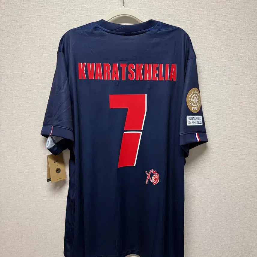 [BUNJANG] Paris Saint-Germain 25-26 Home Khvicha Kvaratskhelia Authentic Jersey / (새상품) 25-26 PSG 파리 생제르망 홈 흐비차 클월 정품 유니폼