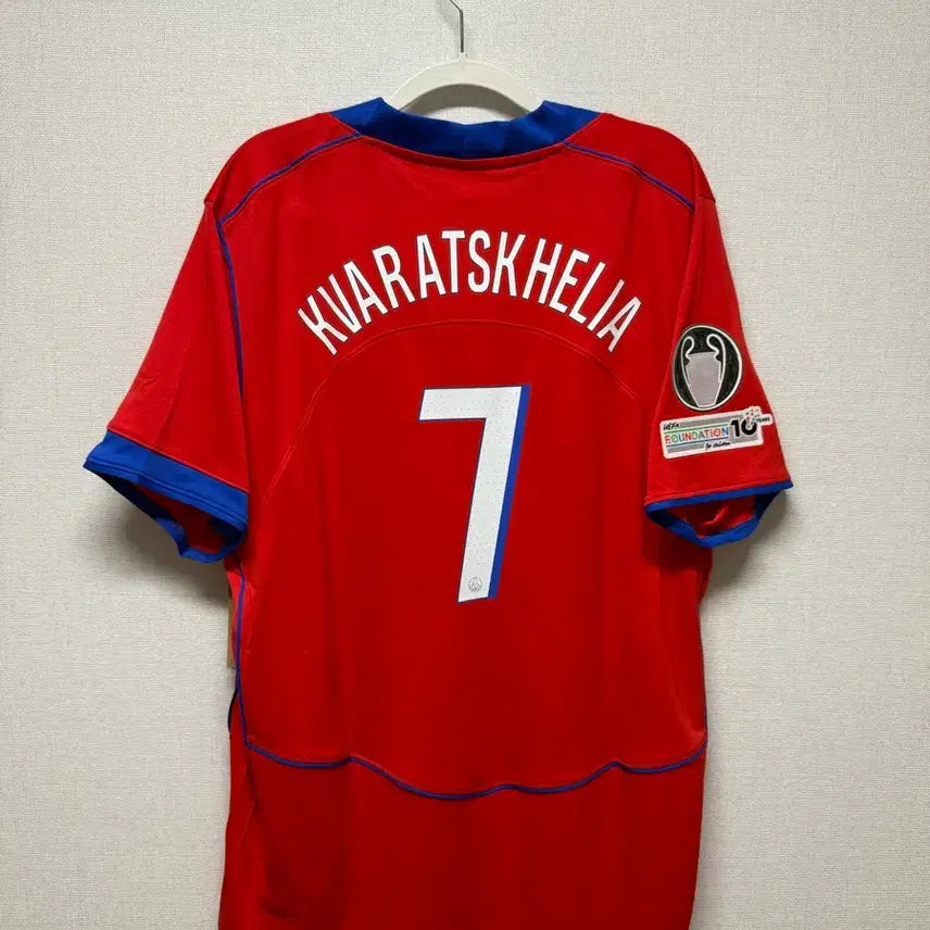[BUNJANG] Paris Saint-Germain 25-26 Third Jersey Khvicha Kvaratskhelia Authentic / (새상품) 25-26 PSG 파리 생제르망 써드 반팔 흐비차 정품 유니폼