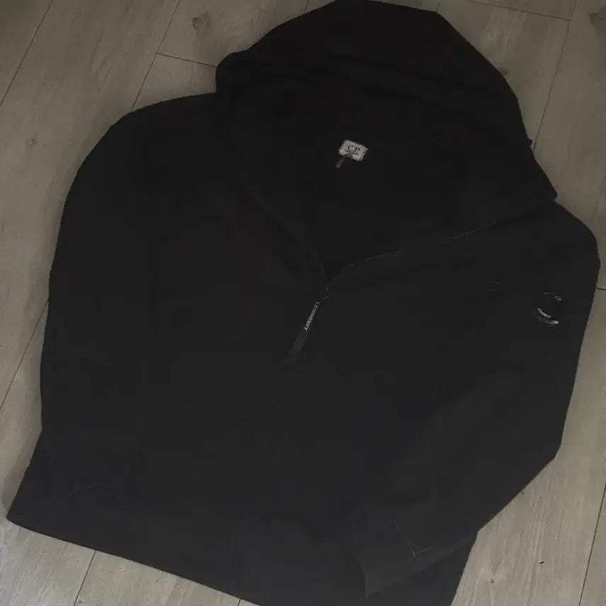 [BUNJANG] C.P. Company Black Hooded Zip-Up Jacket (L) / C.P.컴퍼니 블랙 후드집업 (L)