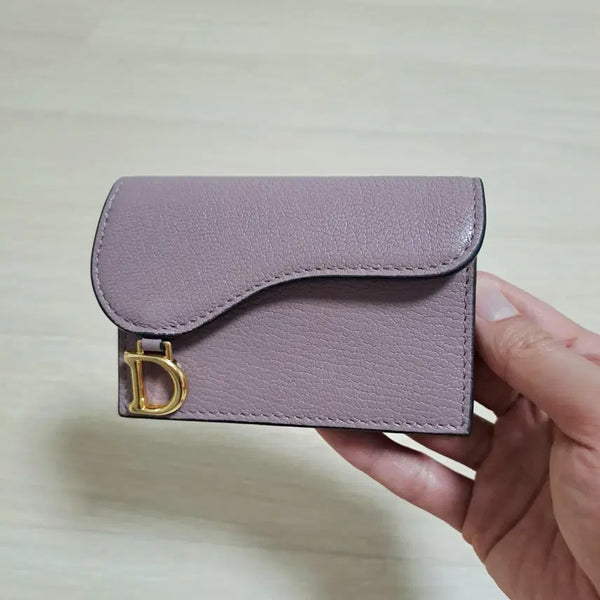 [BUNJANG] Dior Saddle Card Holder Lavender / [100%/정품] 디올 새들 카드지갑 라벤다