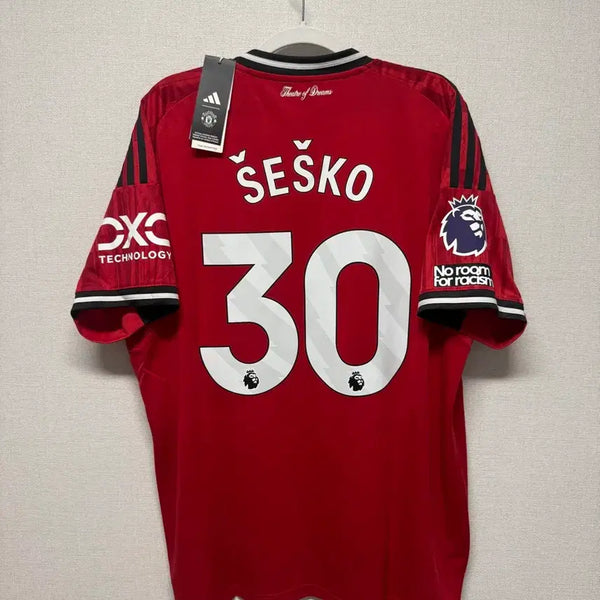 [BUNJANG] Manchester United 25-26 Home No. 30 Antony Authentic Jersey / (새상품) 25-26 맨유 홈 No.30 세슈코 정품 유니폼