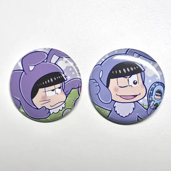 [BUNJANG] Osomatsu-san Ichimatsu Karamatasu Can Badge Pin Badge Set / 오소마츠상 캔뱃지 핀뱃지 이치마츠 카라마츠