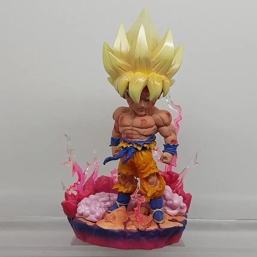 [BUNJANG] League Dragon Ball Namek Goku Super Saiyan Resin Figure / 리그사 League 드래곤볼 나메크성 손오공 초사이어인 레진월콜