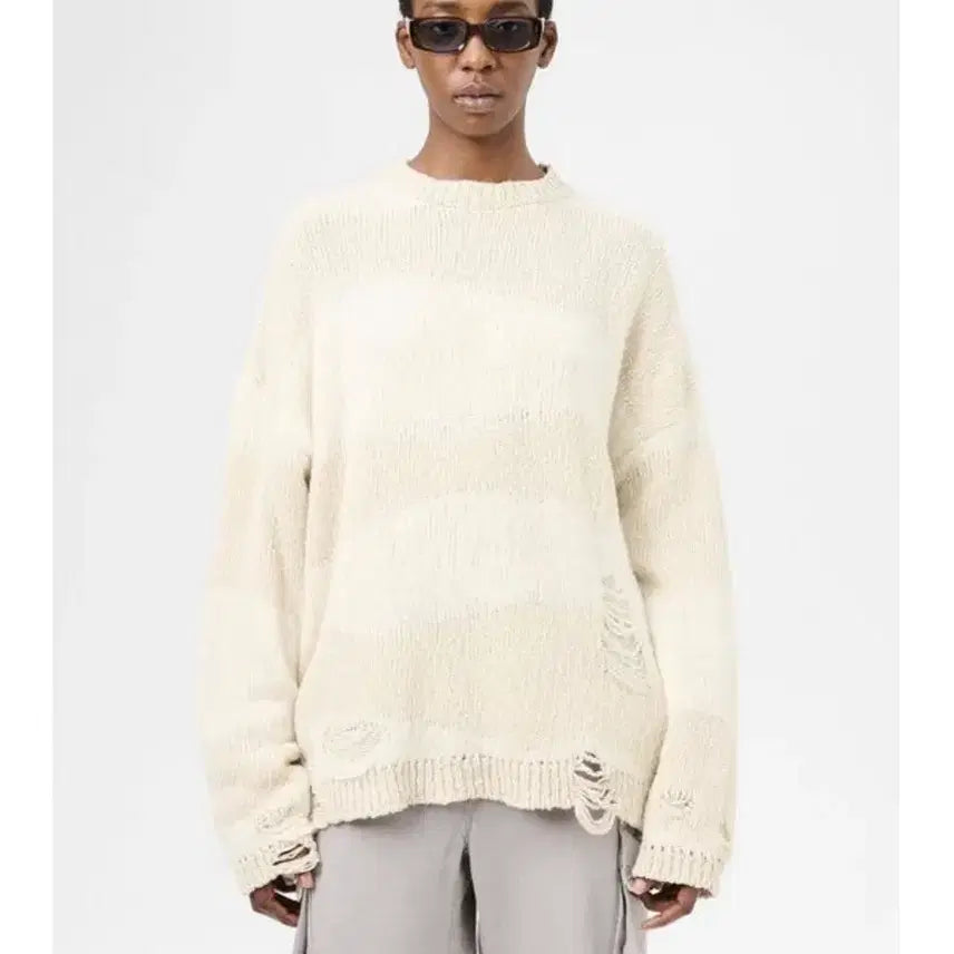 [BUNJANG] Our Legacy Distressed Knit Sweater Size 34 / 아워레가시 디스트레스 니트 34사이즈