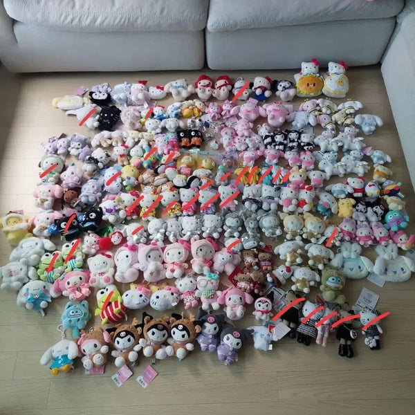 [BUNJANG] Sanrio Characters Plush Keychain Collection / 산리오 캐릭터즈 인형 키링 모음