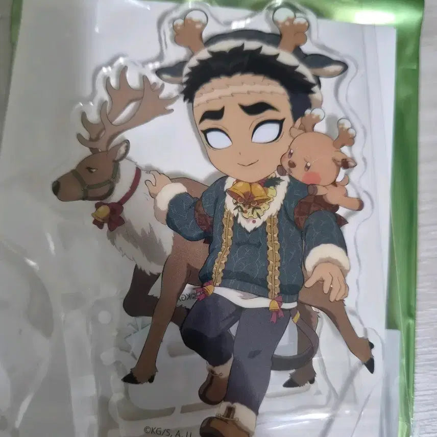 [BUNJANG] Demon Slayer Christmas Acrylic Stand Gyomei / 귀멸의 칼날 크리스마스 아크릴 스탠드 교메이