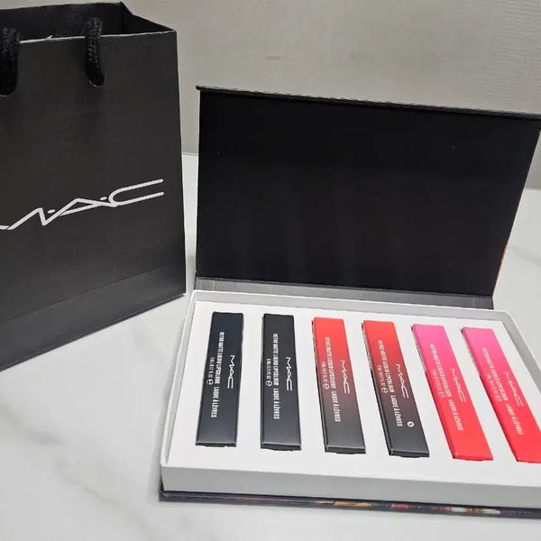 [BUNJANG] MAC Retro Matte 6-Piece Liquid Lipstick Set (2022 Collection) / (택포)맥 레트로 매트 6종 리퀴드 립틴트컬러 22년 컬렉션