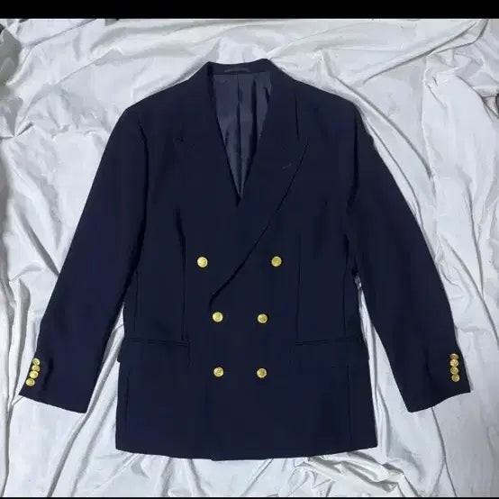 [BUNJANG] J. Press Double-Breasted Gold Button Blazer / 제이프레스 금장자켓