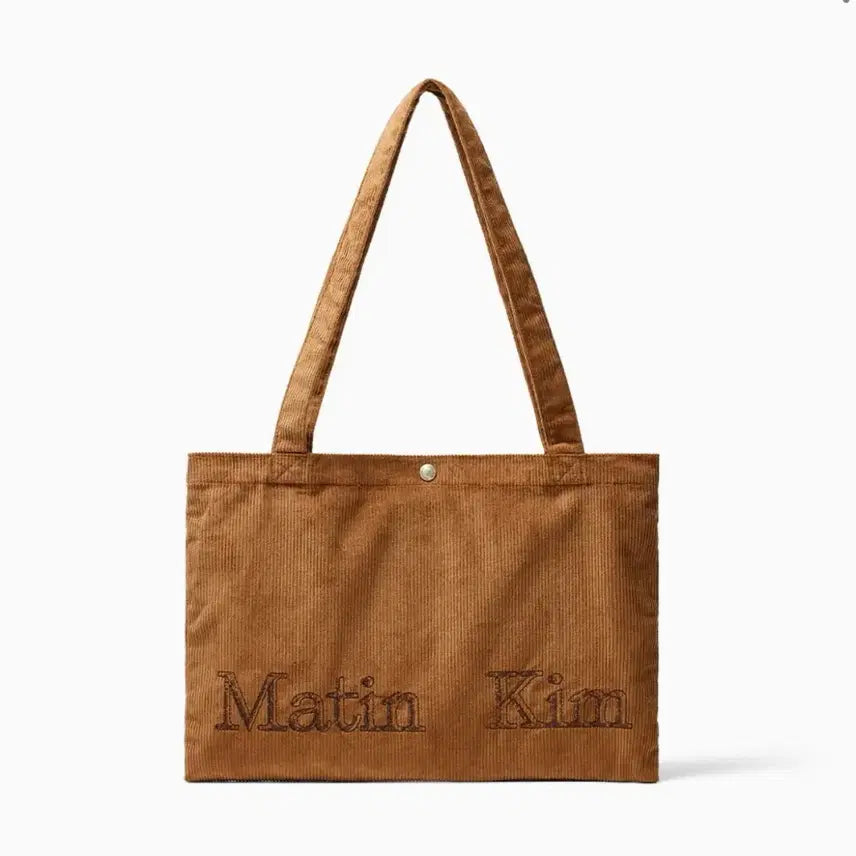 [BUNJANG] Matinkim Corduroy Eco Bag Brown / 마뗑킴 코듀로이 에코백 브라운