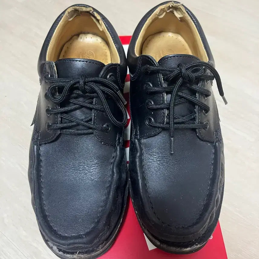 [BUNJANG] Paraboot Thiers Black Leather Shoes (Size 260) / 파라부트 티에르 260