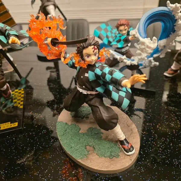 [BUNJANG] Demon Slayer Kyojuro Rengoku Tanjiro Kamado Figure / 귀멸의칼날 후류 탄지로 피규어