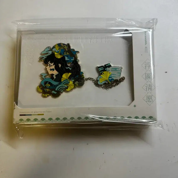 [BUNJANG] Mugen Train Muichiro Tokito Metal Pin Badge Special Set (Sealed) / 귀멸의칼날 무이치로 핀 뱃지 특전 포함 미개봉