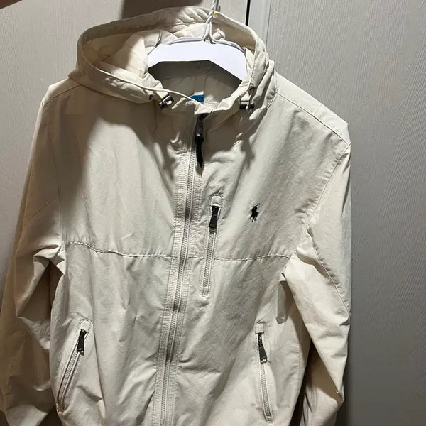 [BUNJANG] Polo Ralph Lauren Women's White Windbreaker S / 폴로 랄프로렌 여성 바람막이 화이트 S