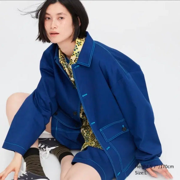 [BUNJANG] Marni x Uniqlo Oversized Utility Setup Jacket XL Pants L / 마르니 유니클로 오버사이즈 유틸리티 셋업