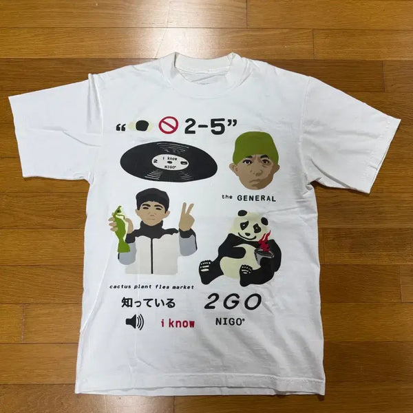 [BUNJANG] CPFM Cactus Plant Flea Market NIGO T-Shirt / Cpfm 캑터스 플랜트 플리 마켓 니고 티셔츠