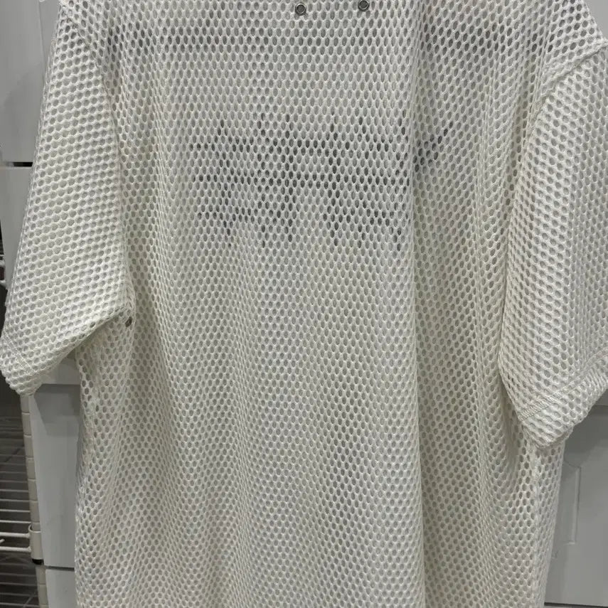 [BUNJANG] Nike Mesh Baseball Jersey Cream White / 나이키(Nike) 메쉬 베이스볼 셔츠 크림화이트