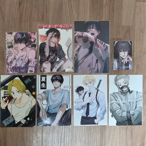 [BUNJANG] Sakamoto Days Nguemon Gaku Postcard & Photocard Bundle Set / 일괄)사카모토데이즈 비공굿 엽서 포카 나구모 신 가쿠