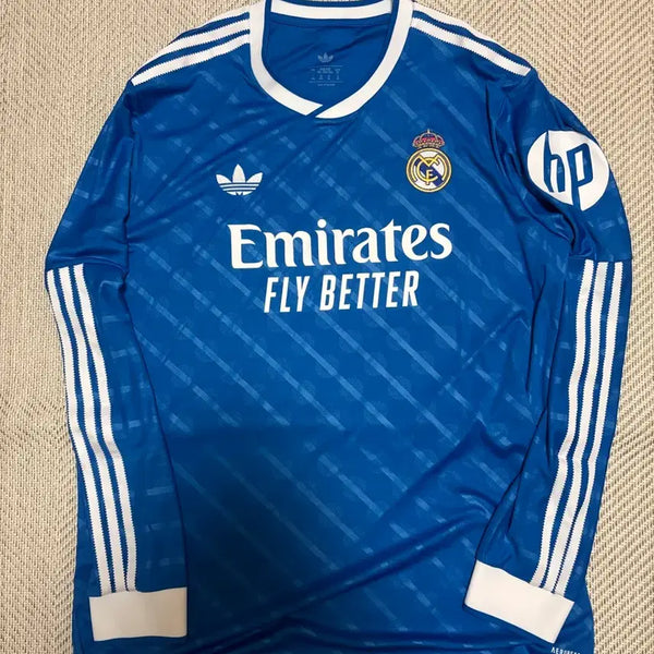 [BUNJANG] Adidas Real Madrid Third Replica Long Sleeve Jersey / 아디다스 레알 마드리드 서드 저지 레플리카 긴팔