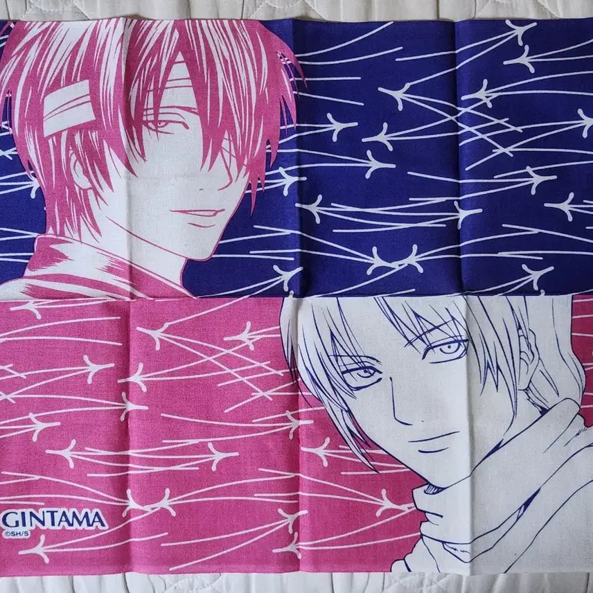 [BUNJANG] Gintama Kamui Shinsuke Fabric Poster Handkerchief / 은혼 카무이 신스케 천 패브릭 포스터 손수건