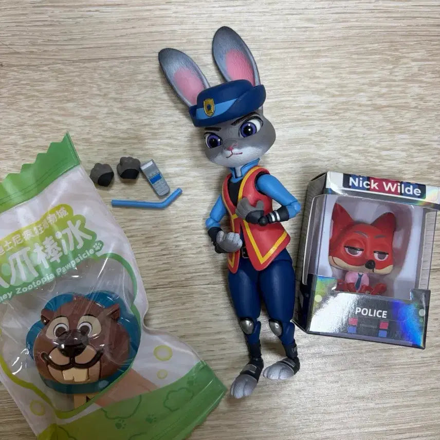 [BUNJANG] Zootopia Judy Hopps & Nick Wilde Action Figure Set / 주토피아 주디 닉 와일드 액션 피규어