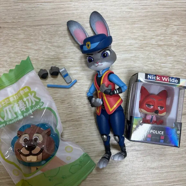 [BUNJANG] Zootopia Judy Hopps & Nick Wilde Action Figure Set / 주토피아 주디 닉 와일드 액션 피규어